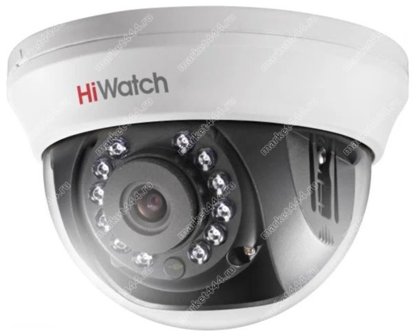 Микрокамеры - Камера видеонаблюдения HiWatch DS-T201(B) (2.8 мм) белый, купить в Москве