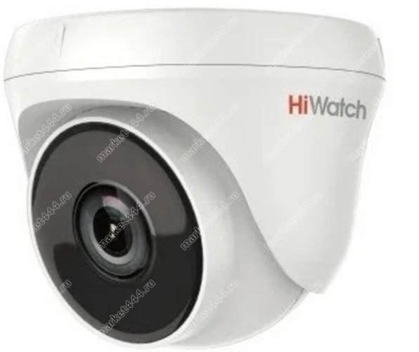 Микрокамеры - Камера видеонаблюдения HiWatch DS-T233 (2.8 мм) белый, купить в Москве