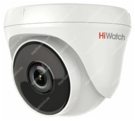 Микрокамеры - Камера видеонаблюдения HiWatch DS-T233 (3,6 мм) белый, купить в Москве