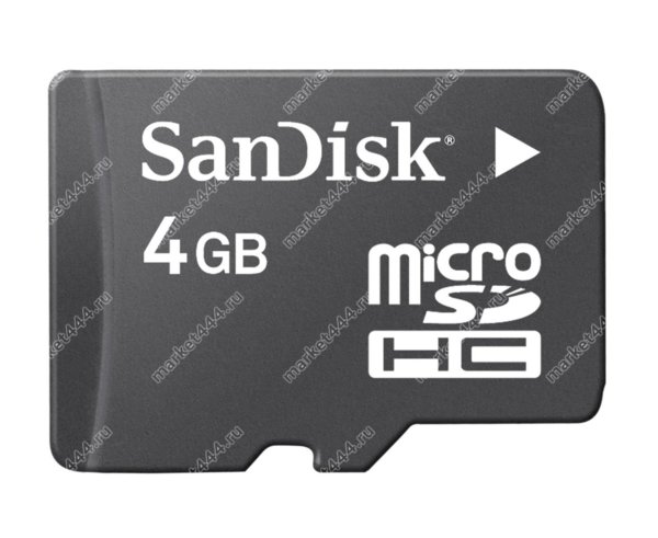 Микрокамеры - MicroSD карта 4 Гб, купить в Москве