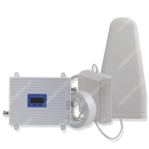 Усилитель сигнала Wingstel 900/2100/2600 mHz (для 2G/3G/4G), кабель 15 м.